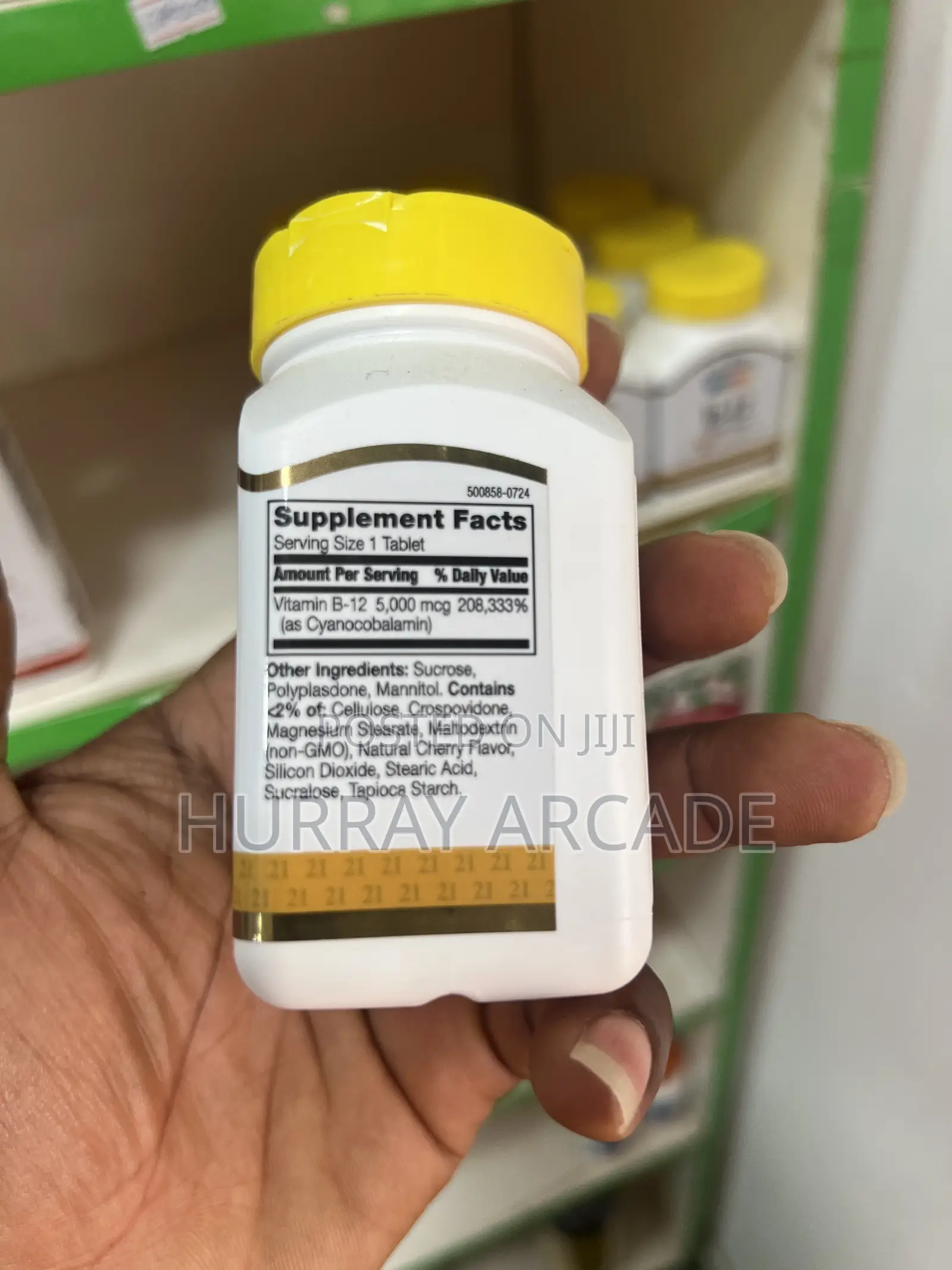 Vitamin B12 [5000mcg] - 110 Tablets Delivery Only