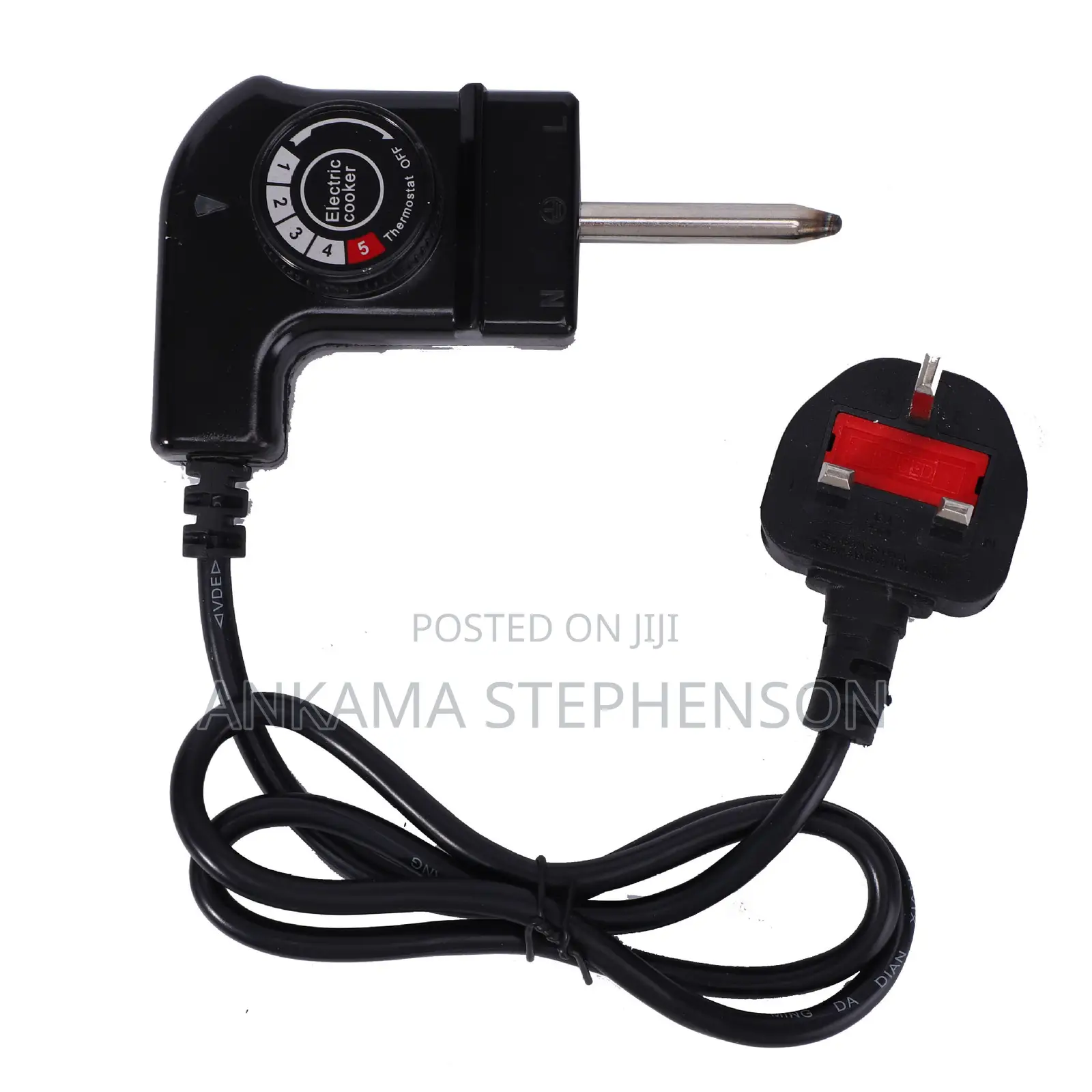 British Standard Electric Hot Pot Universal Power Cord
