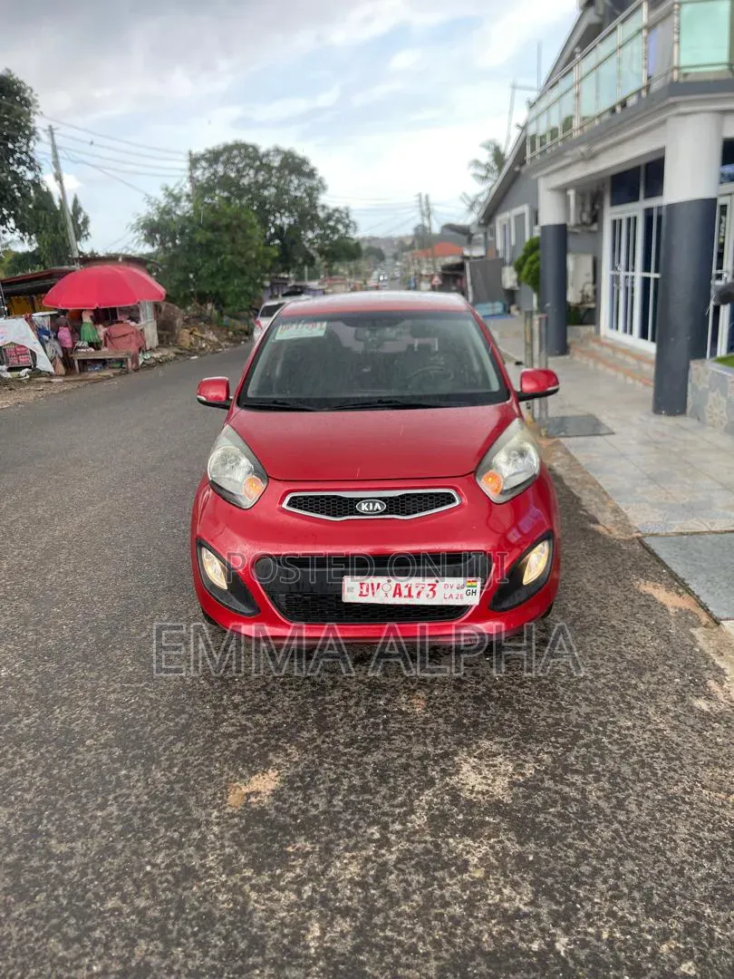 Kia Morning 2014 Red