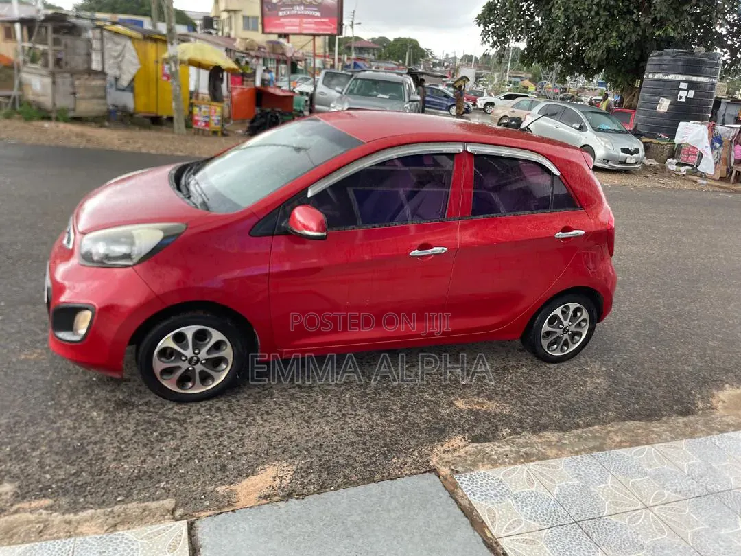 Kia Morning 2014 Red