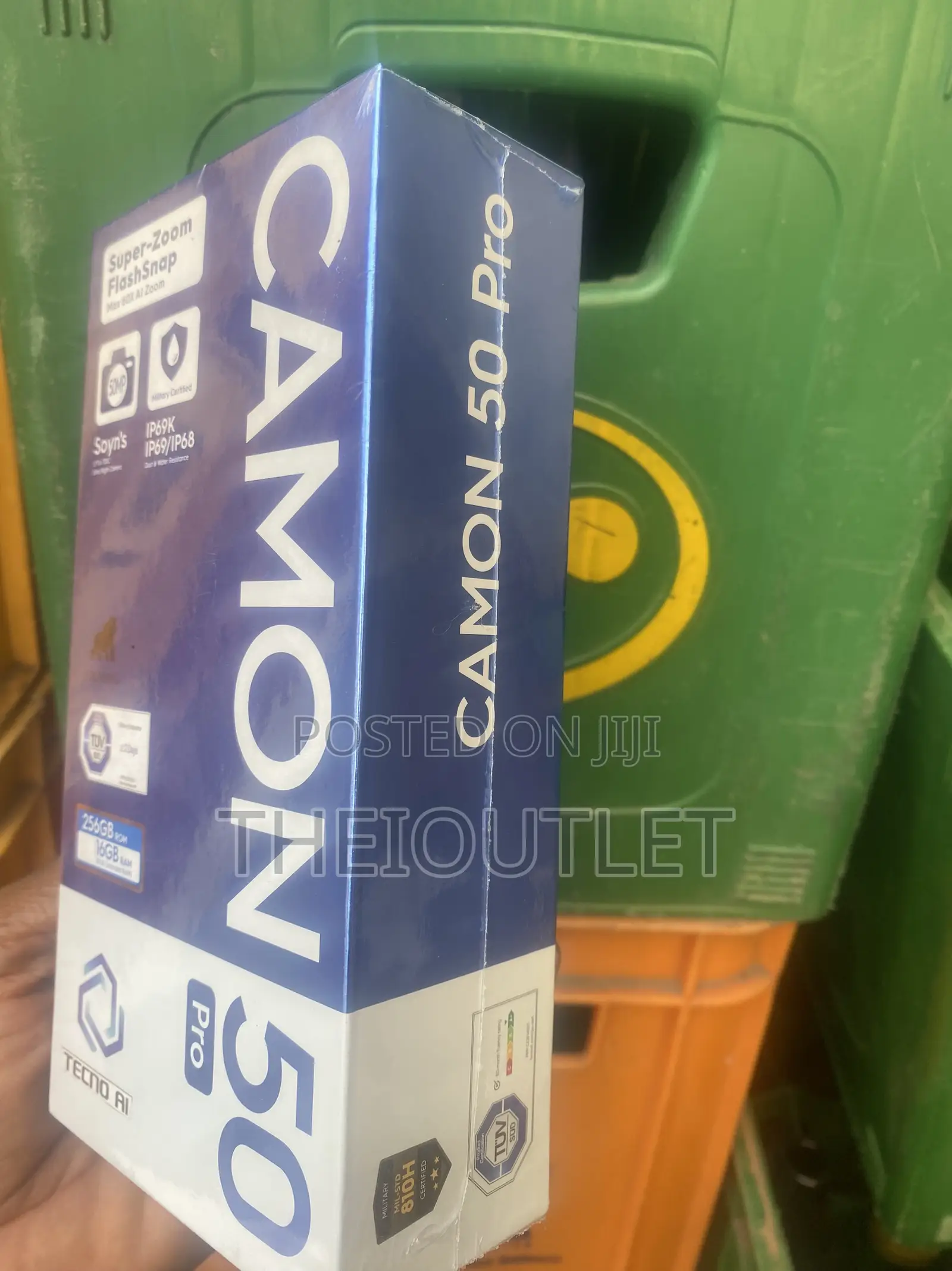 New Tecno Camon 50 Pro 256 GB Black