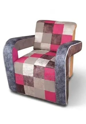 Premium Multicolor Patchwork Single Sofa / Armchair