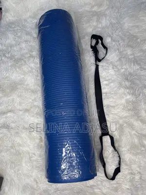 Yoga Mat With Arm Straps, 8mm Thick