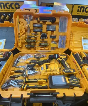 Ingco 20v Cordless Drill With Accessories Set