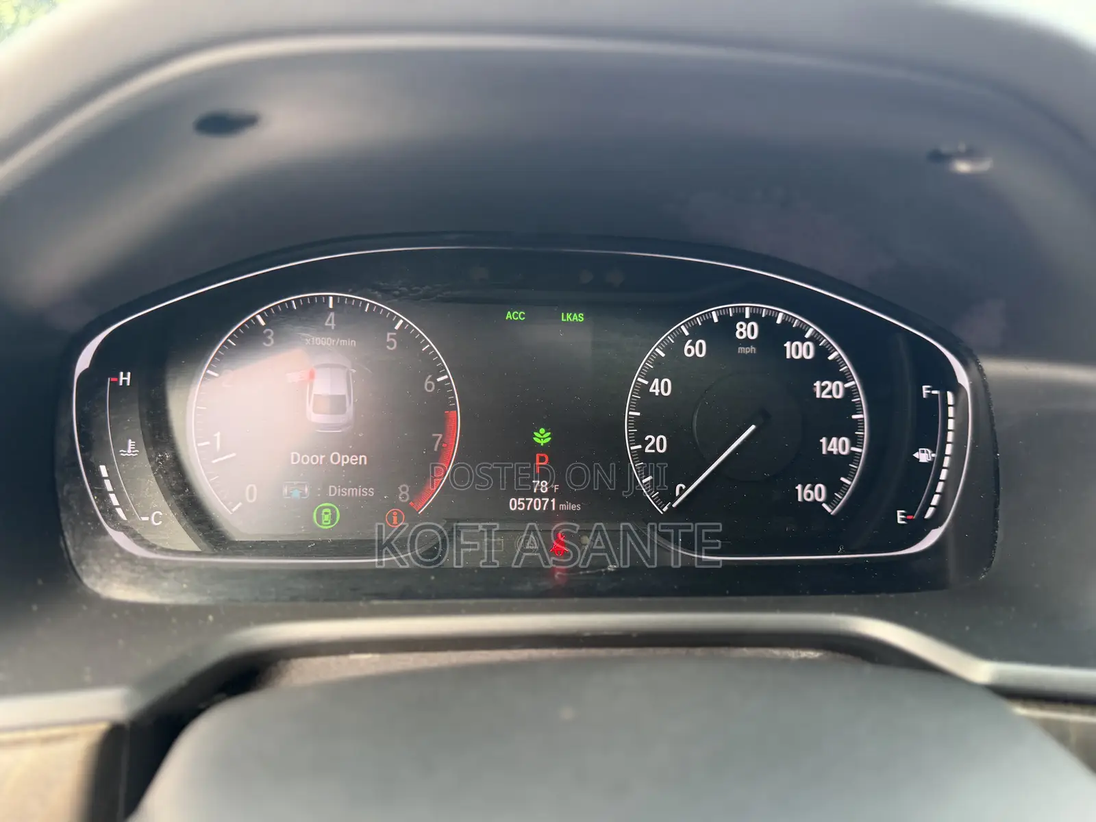 Honda Accord EX-L (1.5L 4cyl Turbo CVT) 2019 Red
