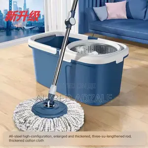 360•Spinning Mop With 6 Mopping Heads