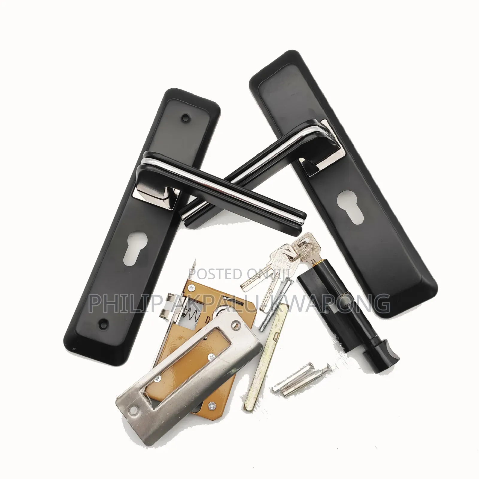 Mortise Door Handle Lock Set for Interior Exterior Wooden Doors