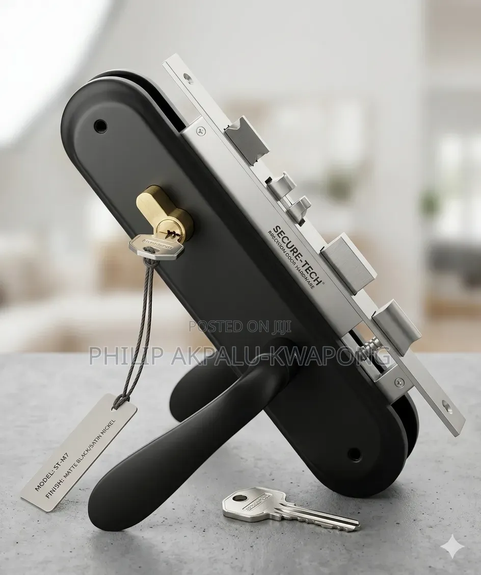 Mortise Door Handle Lock Set for Interior Exterior Wooden Doors