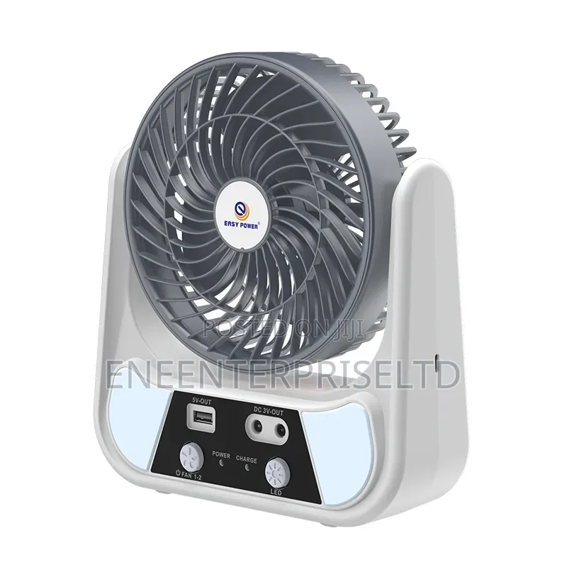 Rechargeable Solar Fan