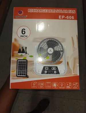 Rechargeable Solar Fan