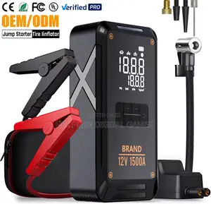 Car Battery Jumpstarter With Tyre Inflator and Power Bank