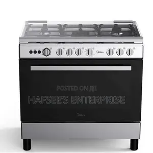 Midea 5 Gas Burner With Oven and Grill