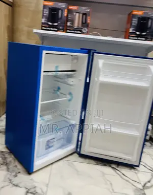Energy Saving Pearl Single Door Table Top Fridge(Blue)80l