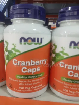 Now Foods Cranberry Caps 100 Veg Capsules + Vitamin C R- Usa Import