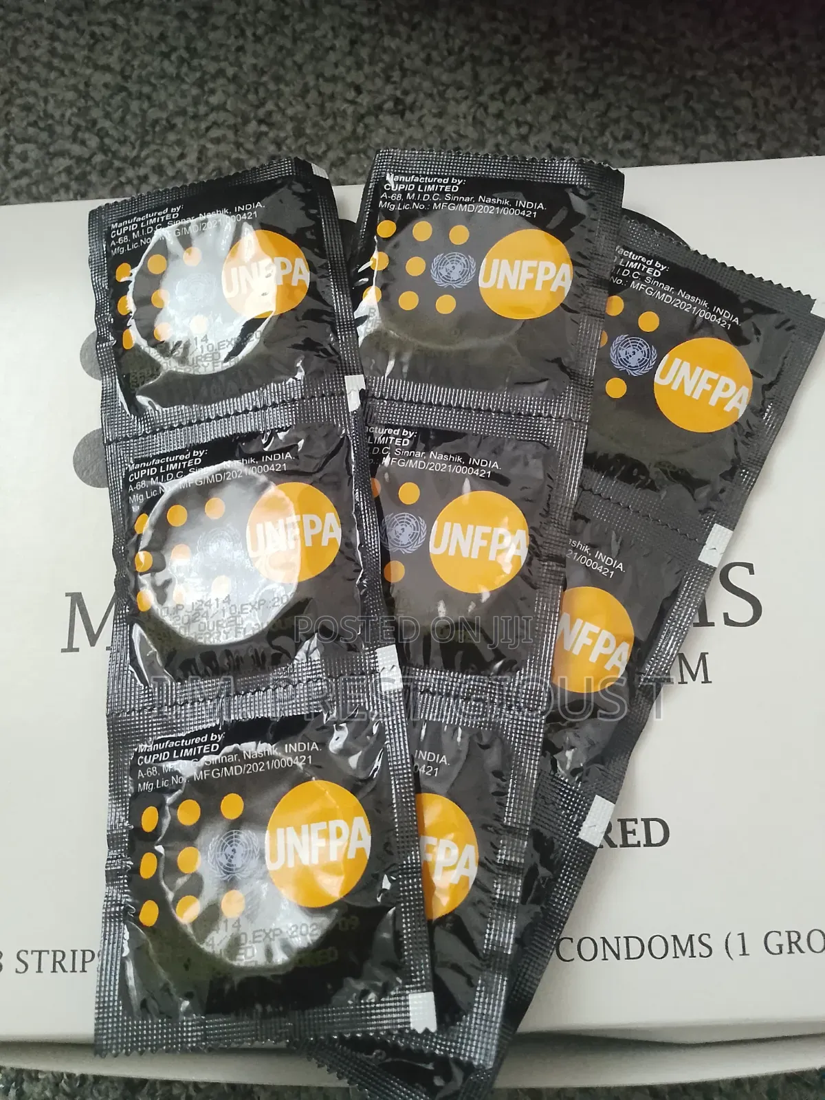 Condom Strawberry Flavored