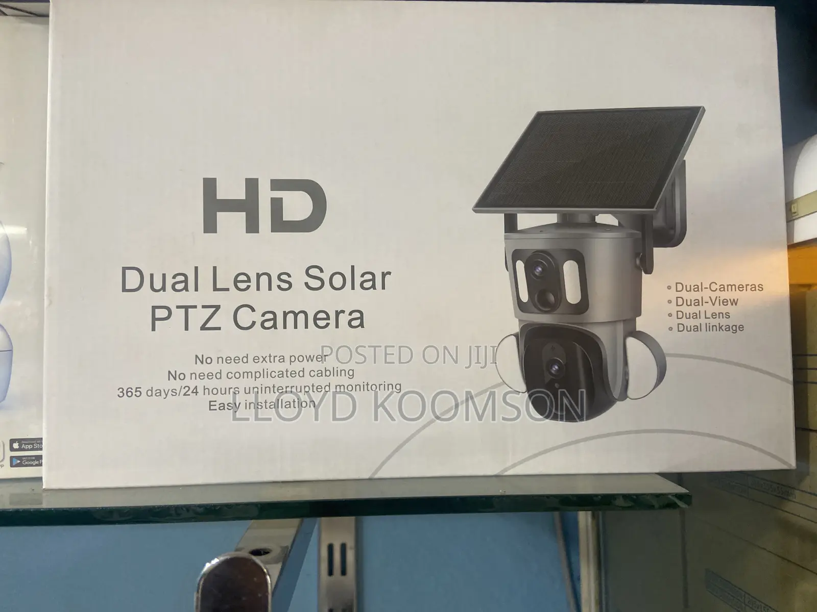 Hd Dual Lens Solar PTZ Camera