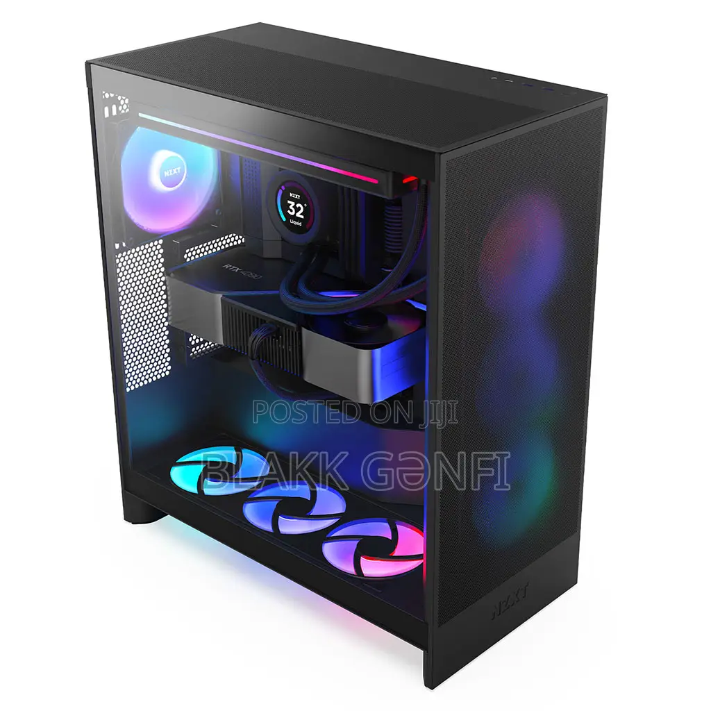 NZXT H7 Flow 2024 Black Edition Gaming Case