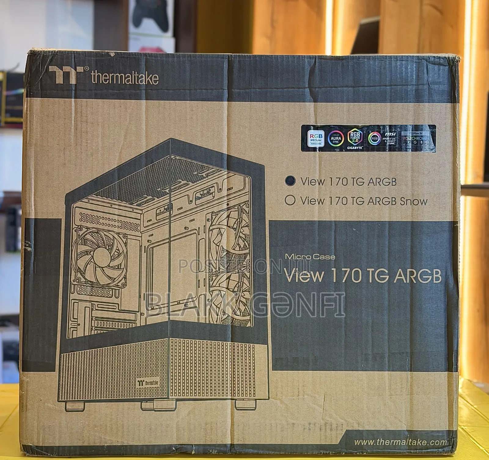 Thermaltake View 170 Tg Argb Micro Atx Gaming Case