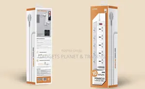 Ldnio 10 Ports 2500w 10a Power Strip With 33w 3 Usb 3 Usb-c Ports