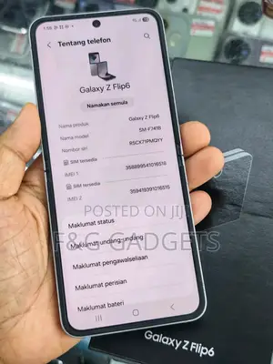 New Samsung Galaxy Z Flip6 256 GB Black