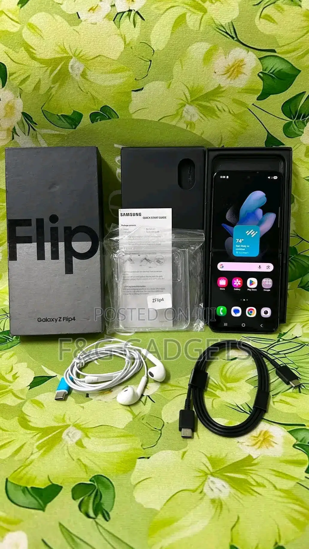 New Samsung Galaxy Z Flip4 256 GB Black