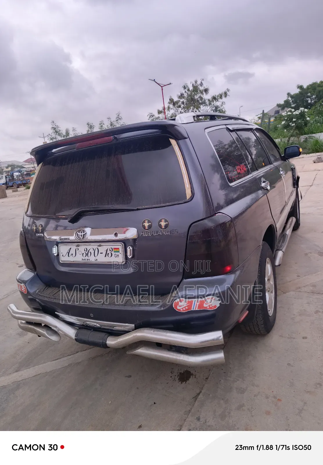 Toyota Highlander 4x4 2005 Black