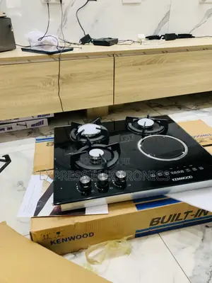 Highly Recommended Black Built in Gas Cooker 3-1 Stove Kenwood