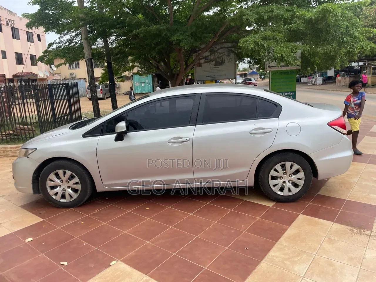 Honda Civic EX 4dr Sedan (1.8L 4cyl CVT) 2014 Gray