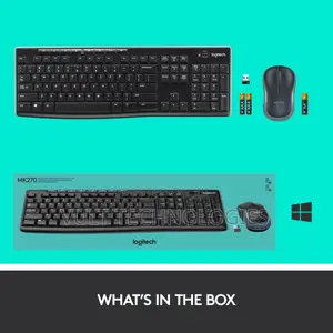 Logitech Wireless Keyboard And Mouse Combo Mk270
