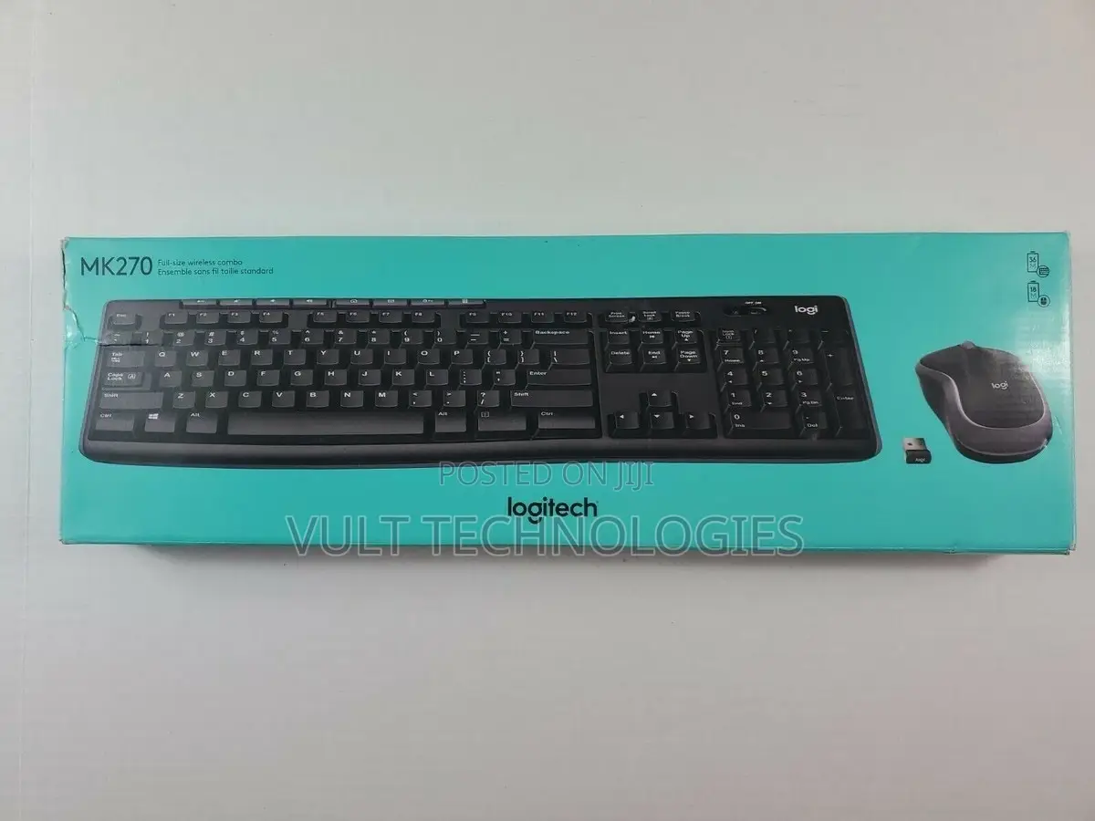 Logitech Wireless Keyboard And Mouse Combo Mk270