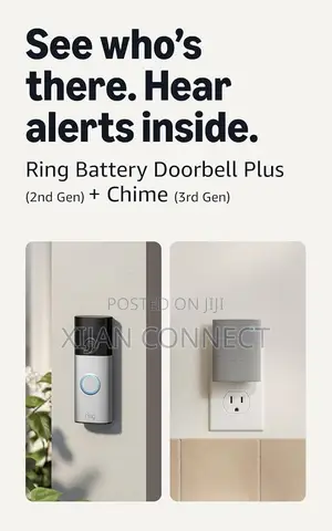 Ring Doorbell Plus With Ring Chime – Smart Security Bundle