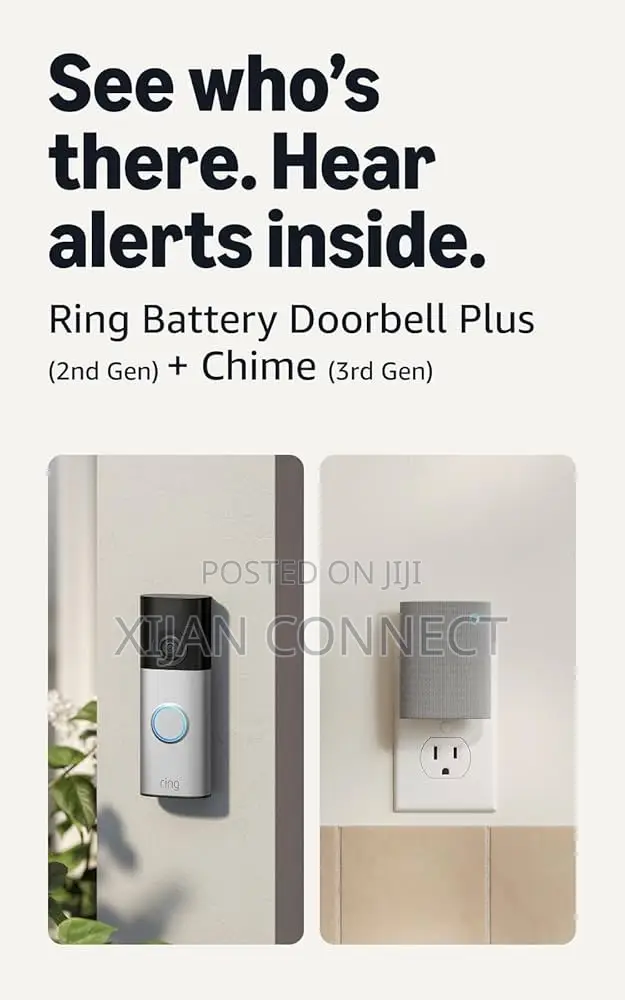 Ring Doorbell Plus With Ring Chime – Smart Security Bundle