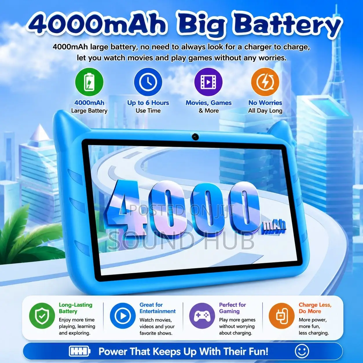 New Tablet 64 GB Blue
