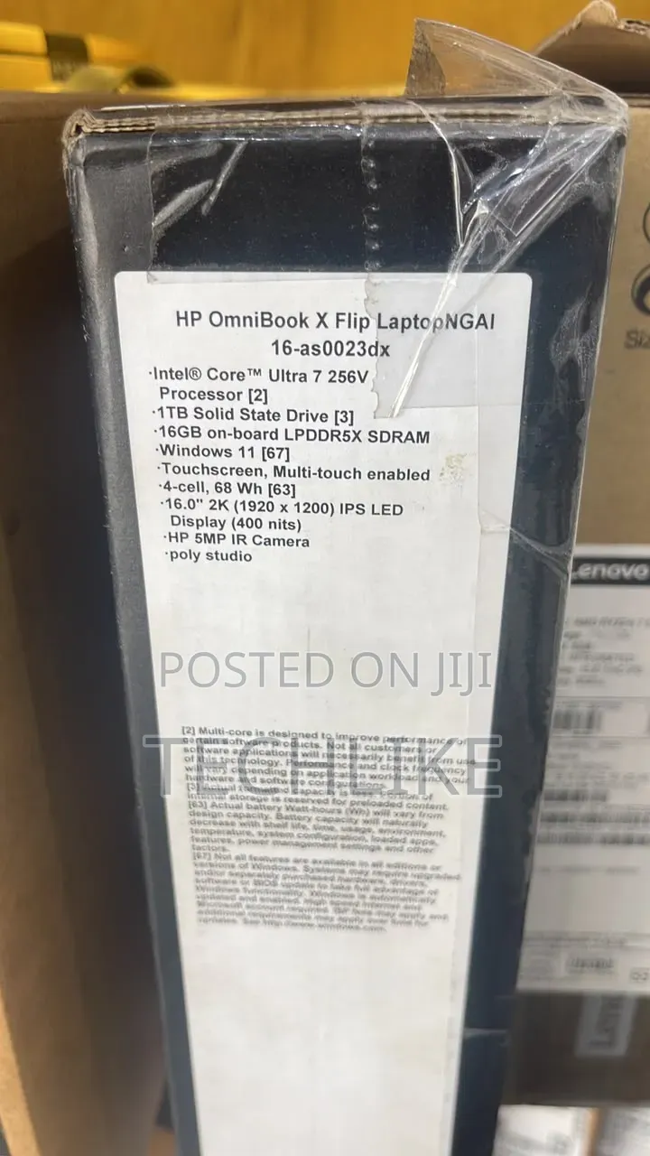 New Laptop HP OmniBook X Flip 14" 16GB Intel Core Ultra 7 SSD 1T