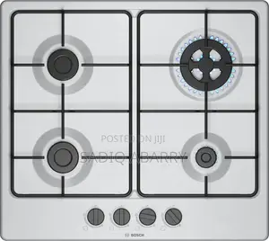 Bosch Serie 4 Pgp6b5k85 Hob Stainless Steel Built-in 58 Cm Gas