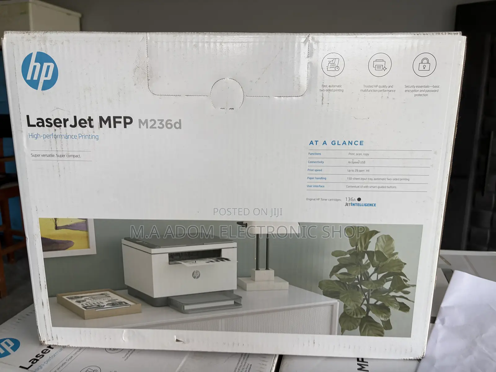 Hp Laserjet Jet MFP M235d All in One Printer Black White Only