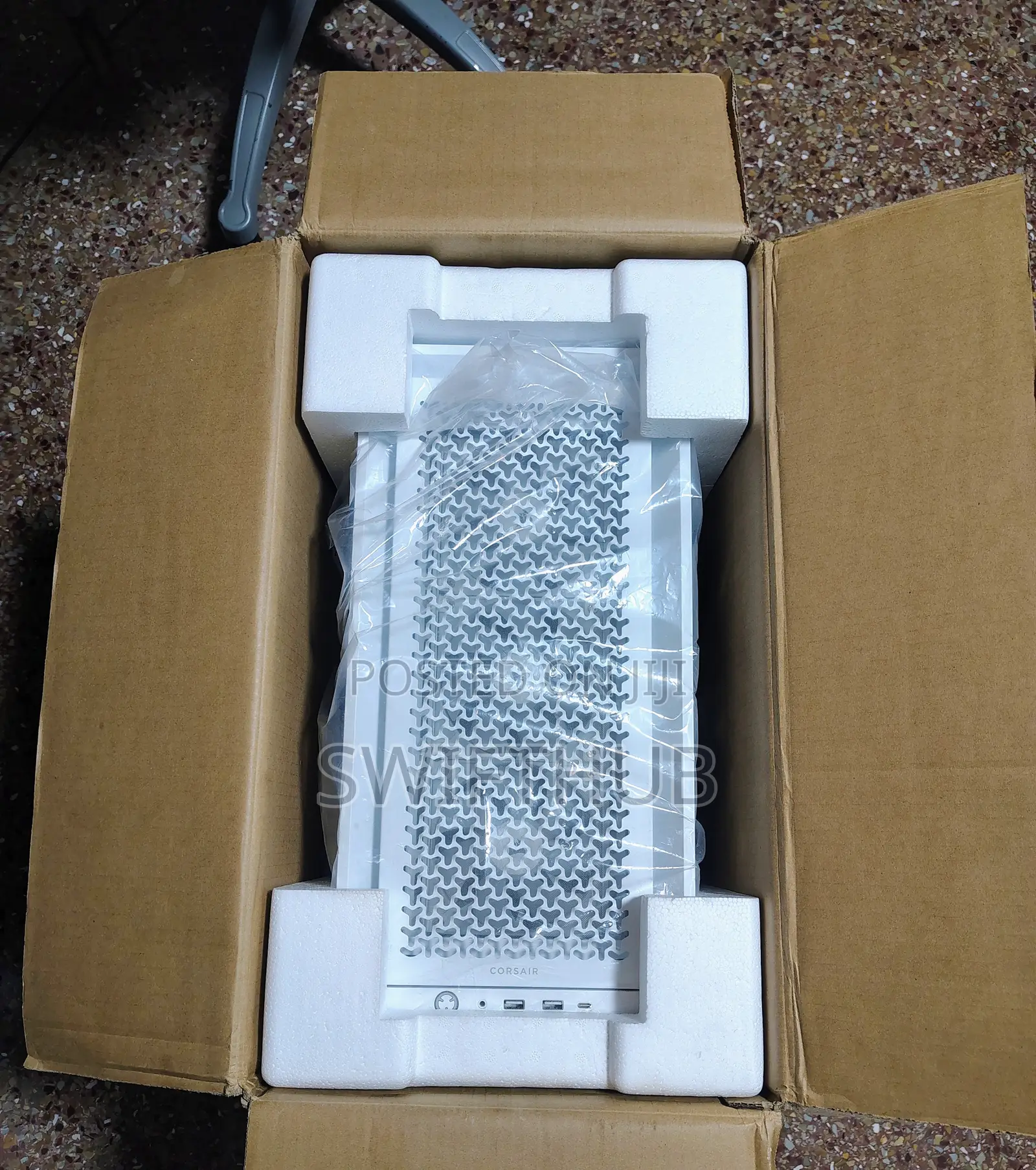Corsair Frame 4000d Airflow Mesh Rs Argb Gaming Case White