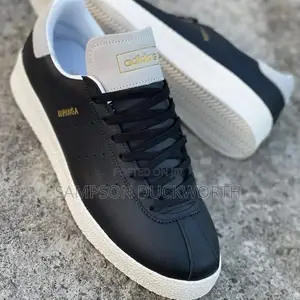 Adidas Topanga Black + Gum Sole