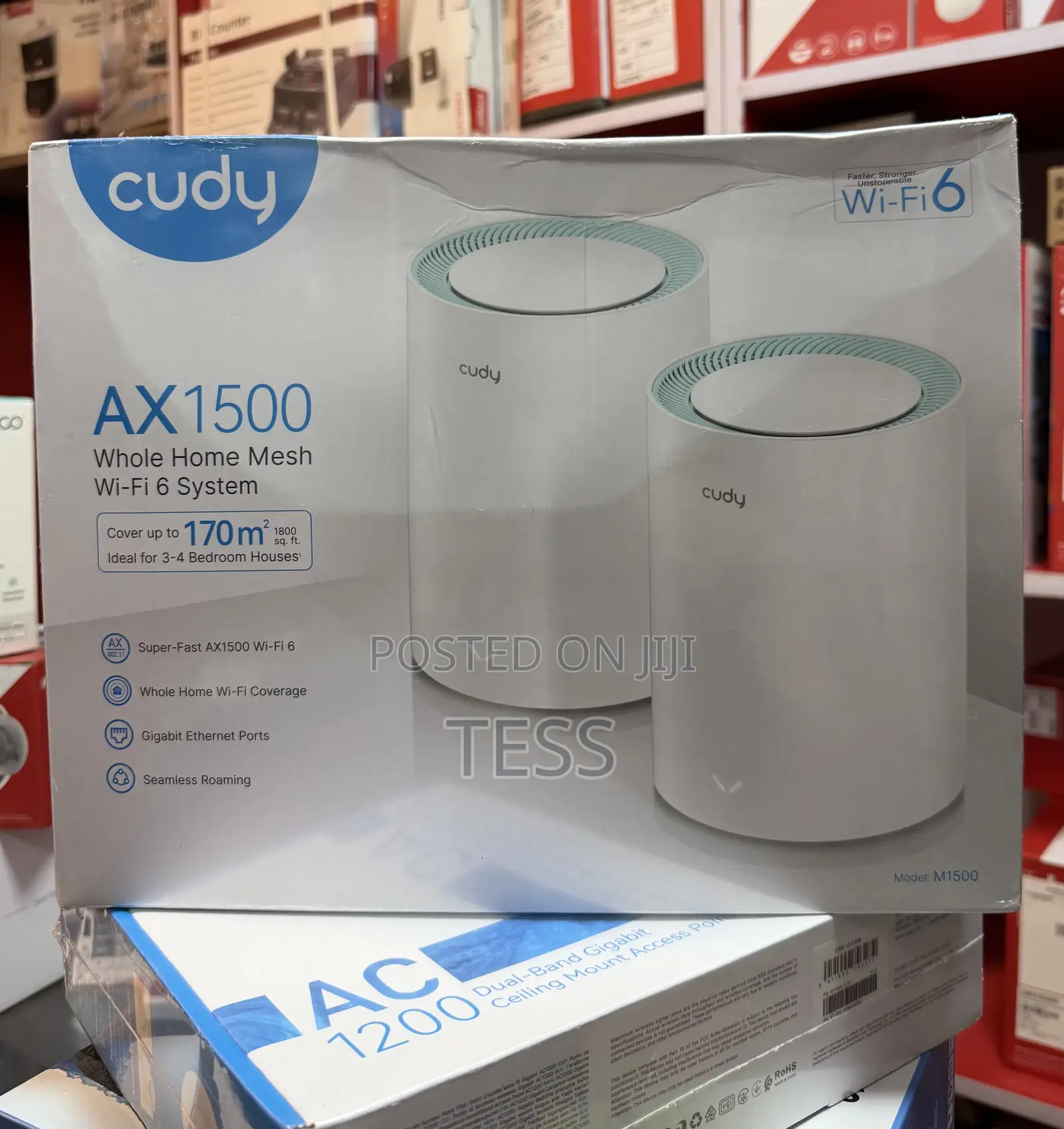 Cudy Dual Band Access Point Ap Ax1500 M1500 Wifi 6 Mesh 2 Pack