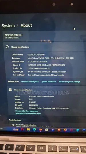 Laptop HP Elite X2 1012 G2 16GB Intel Core i7 HDD+SSD 1T