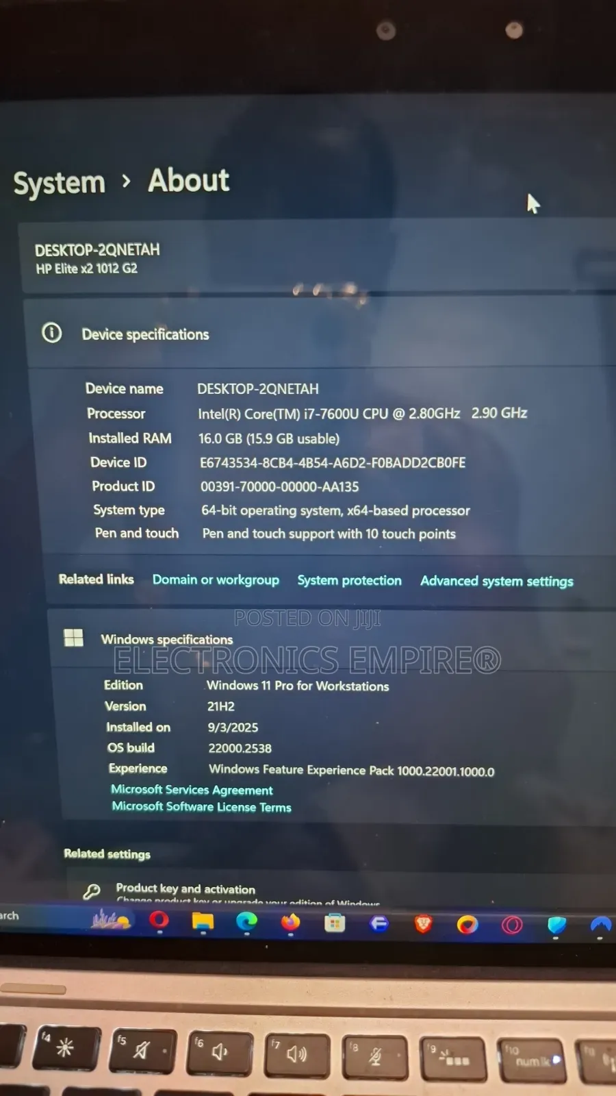 Laptop HP Elite X2 1012 G2 16GB Intel Core i7 HDD+SSD 1T