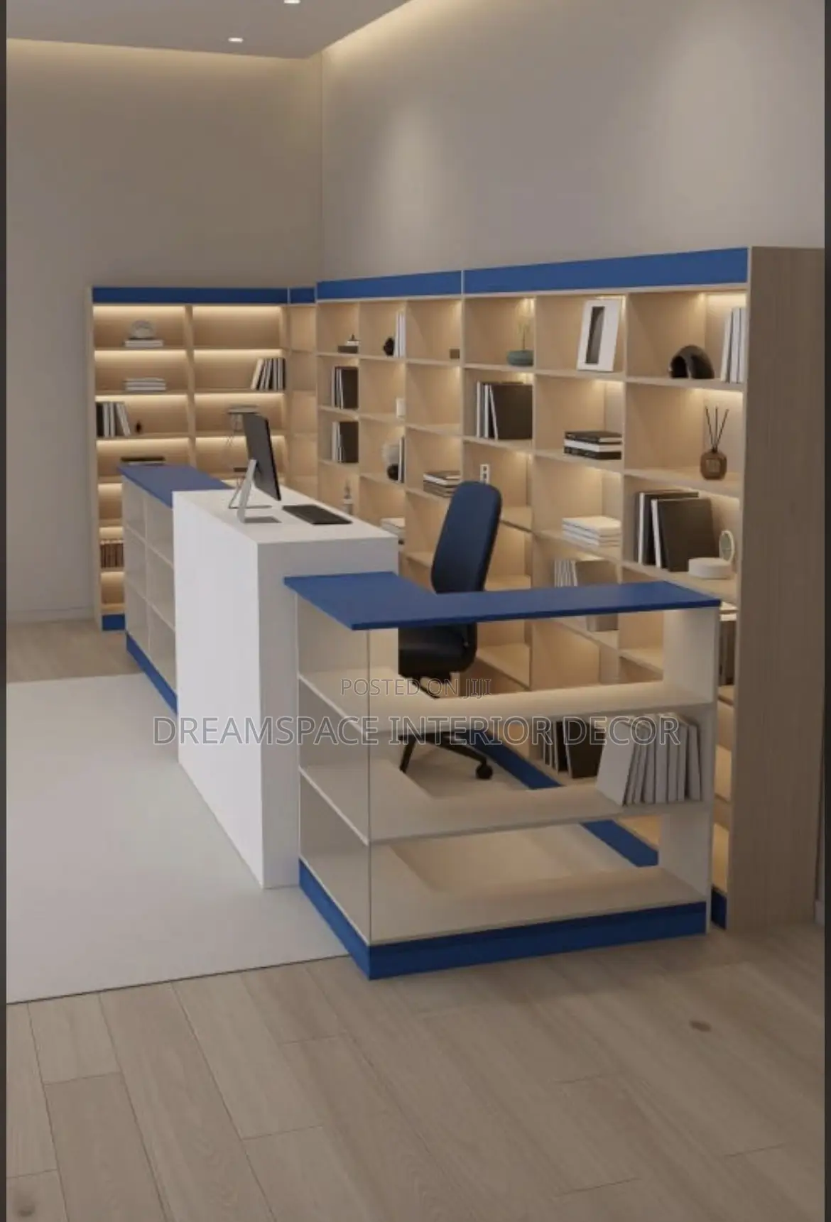Custom Reception Desk Workspace Counters