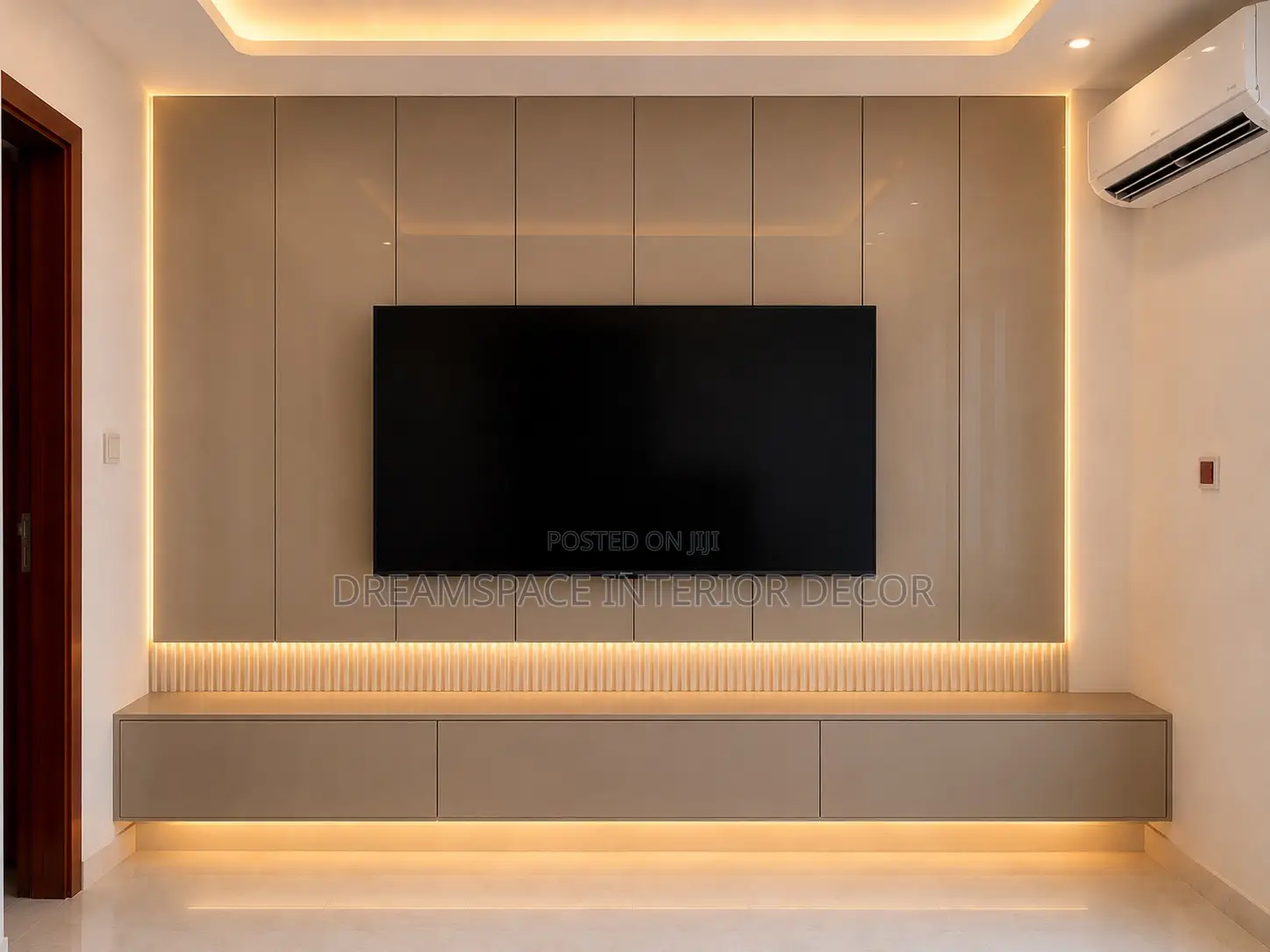 Luxury Tv Unit Feature Wall Floating Console at Low Cost