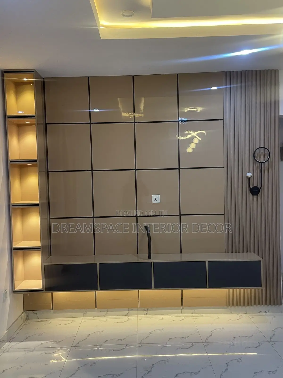 Luxury Tv Unit Feature Wall Floating Console at Low Cost