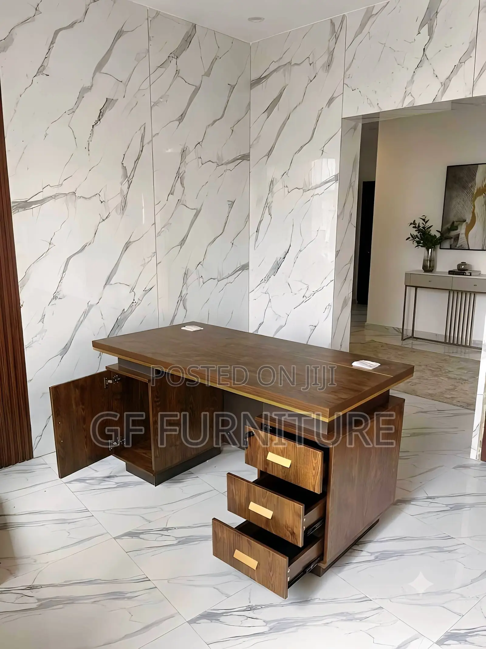 Office Desk 1.4m With Drawers