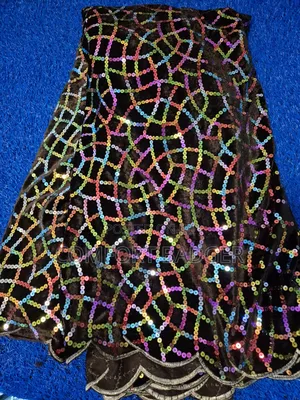 Multicoloured Exquisite Sequin Lace