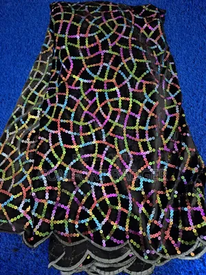 Multicoloured Exquisite Sequin Lace