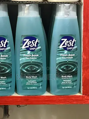 Zest Simply Fresh Aqua Body Wash 450ml -Hydrating With Vitamin E