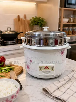 Xiguan Floral Electric Rice Cooker With Steamer