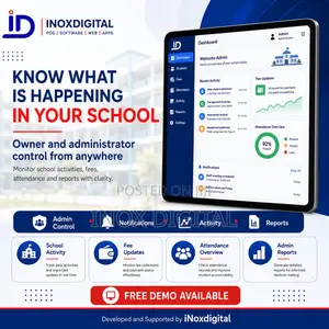 School Management Software for Fees, Results, Attendance SMS